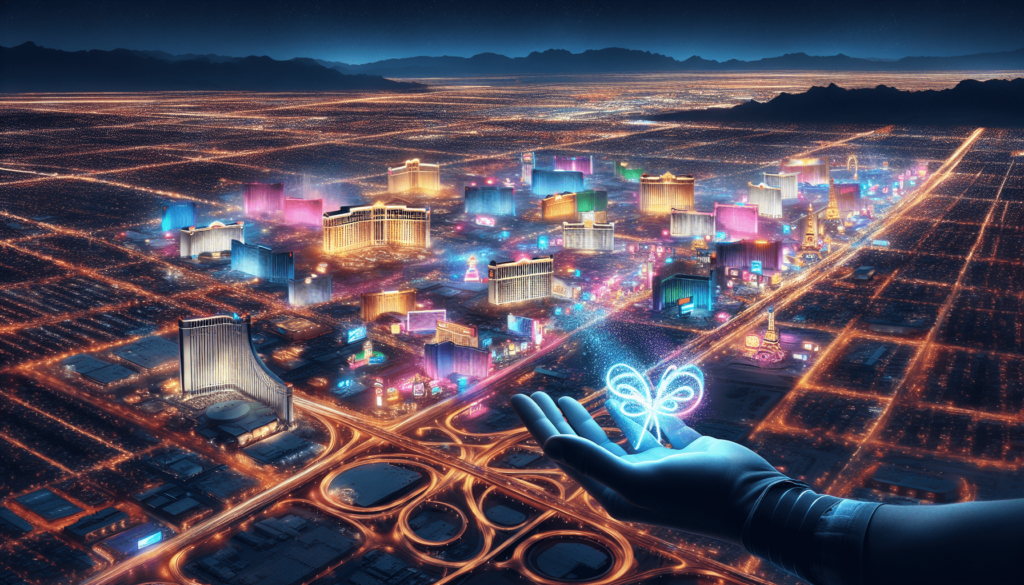 Soaring With A Night Flight Over The Las Vegas Strip