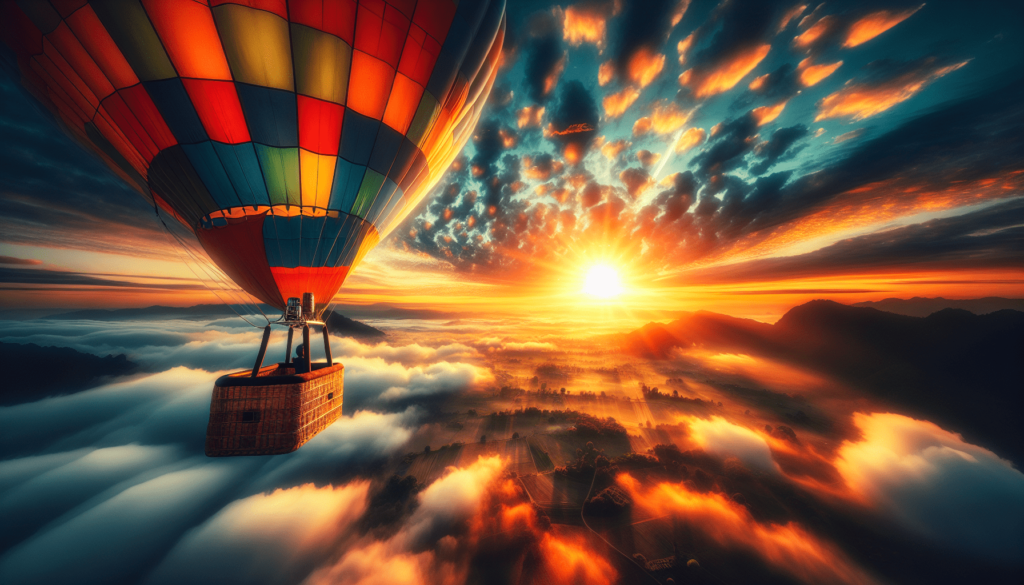 Taking A Sunset Hot Air Balloon Ride