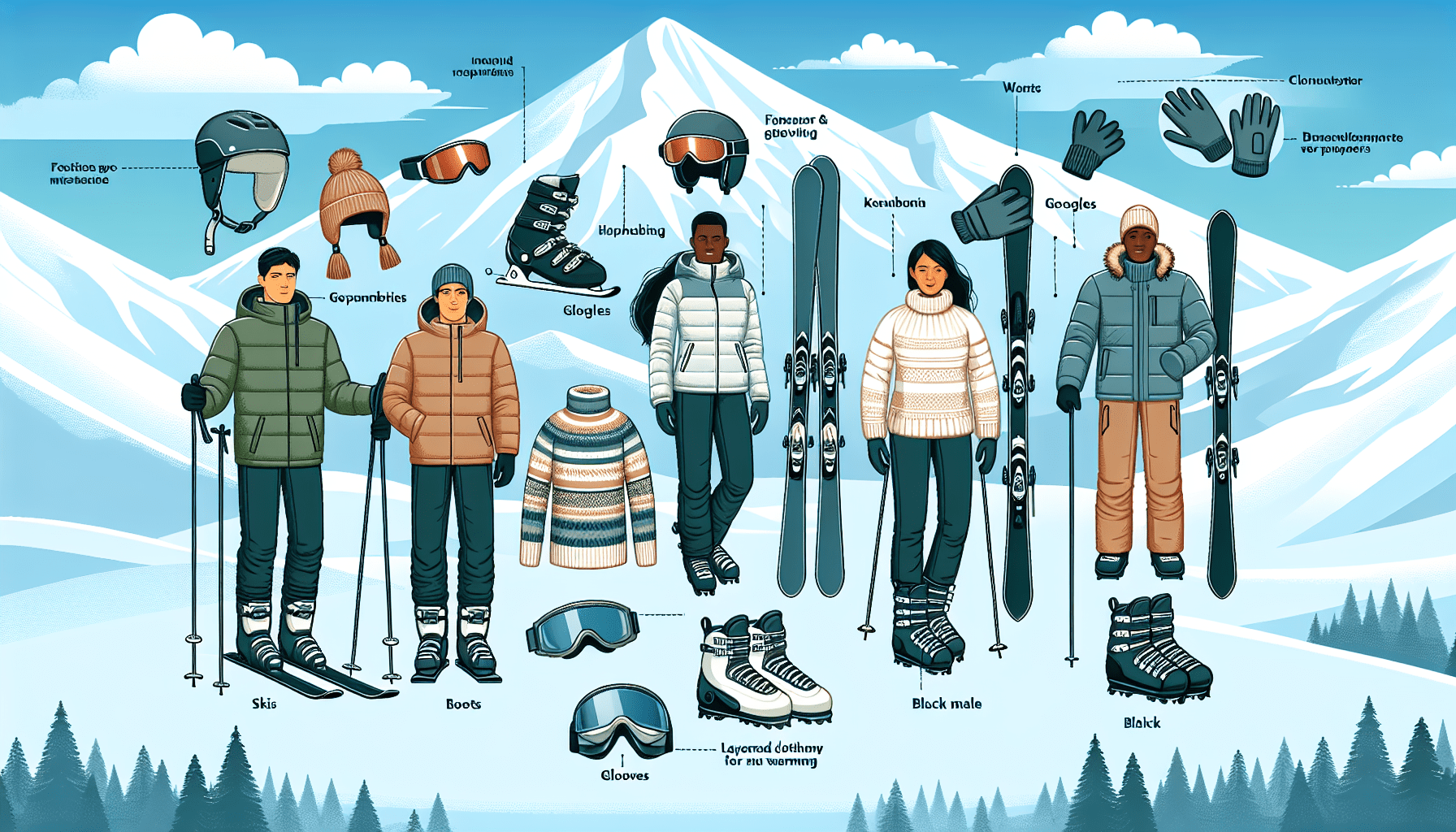 Essential Gear and Clothing for a Comfortable Ski Trip