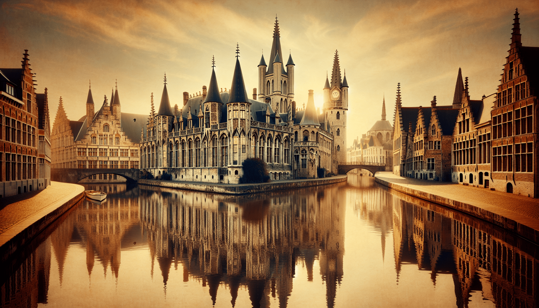 Europes Most Beautiful Cities: Exploring the Enchanting Castles and Canals of Ghent, Belgium