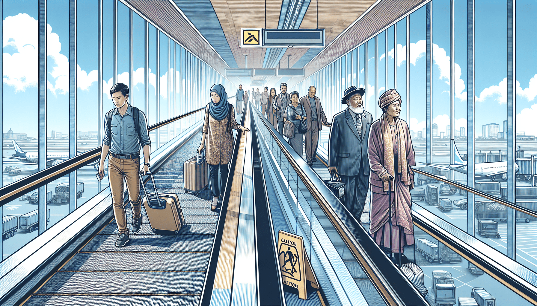 The Scary Reality of Moving Walkways at the Airport: Traveler Safety Guide