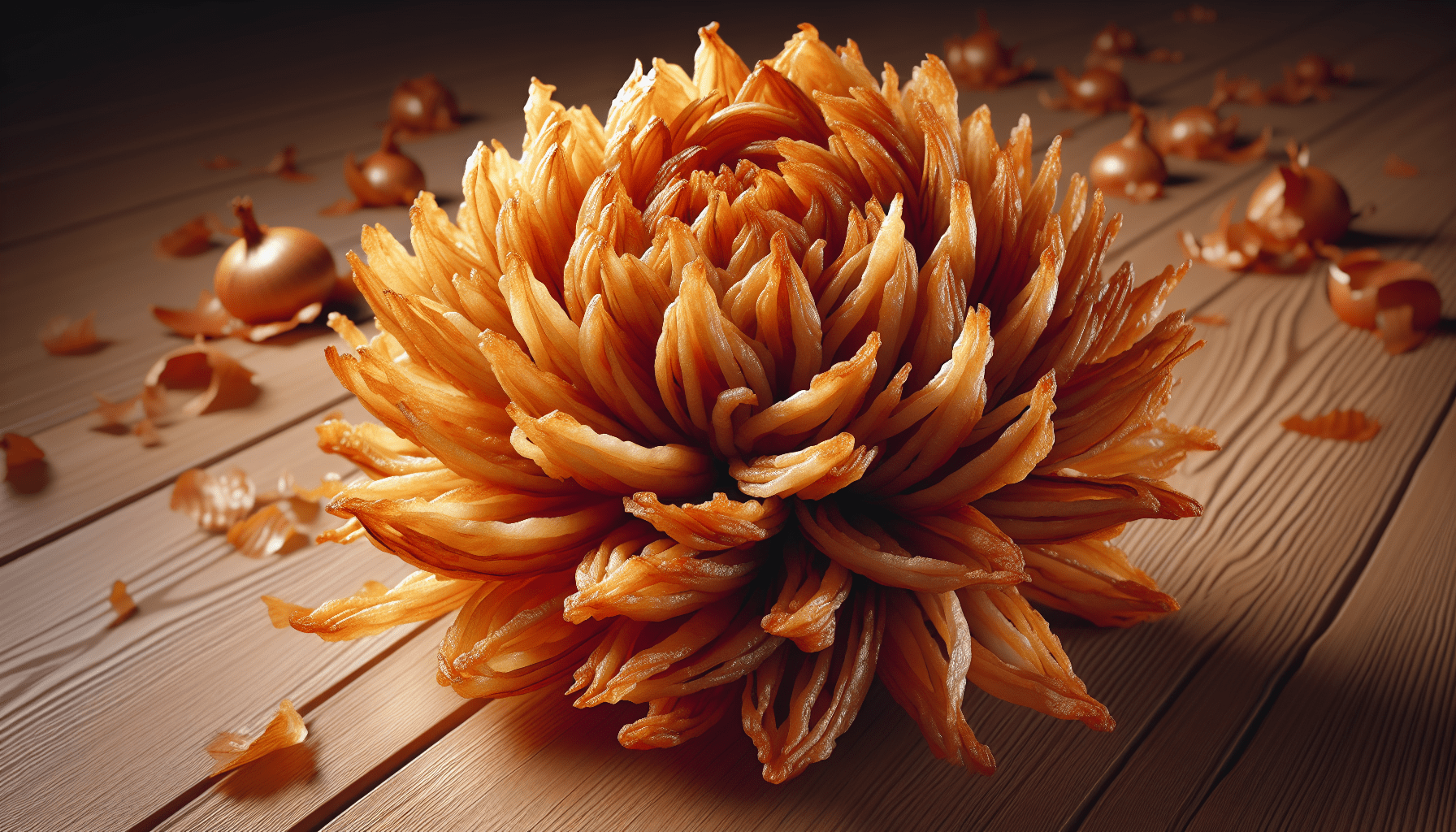 The signature dish, the bloomin onion, is made from a special kind of onion