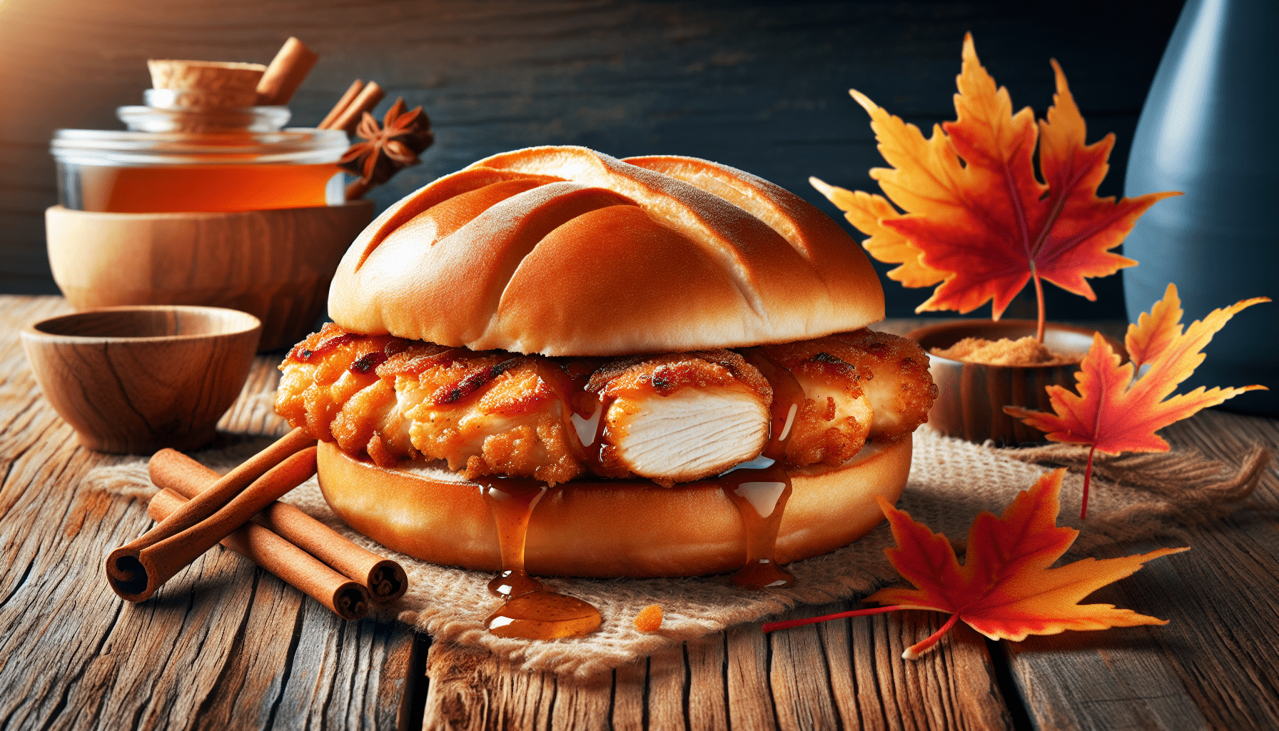 You May Crunch On A Bone When Biting Into Starbucks Maple Chicken Sandwich