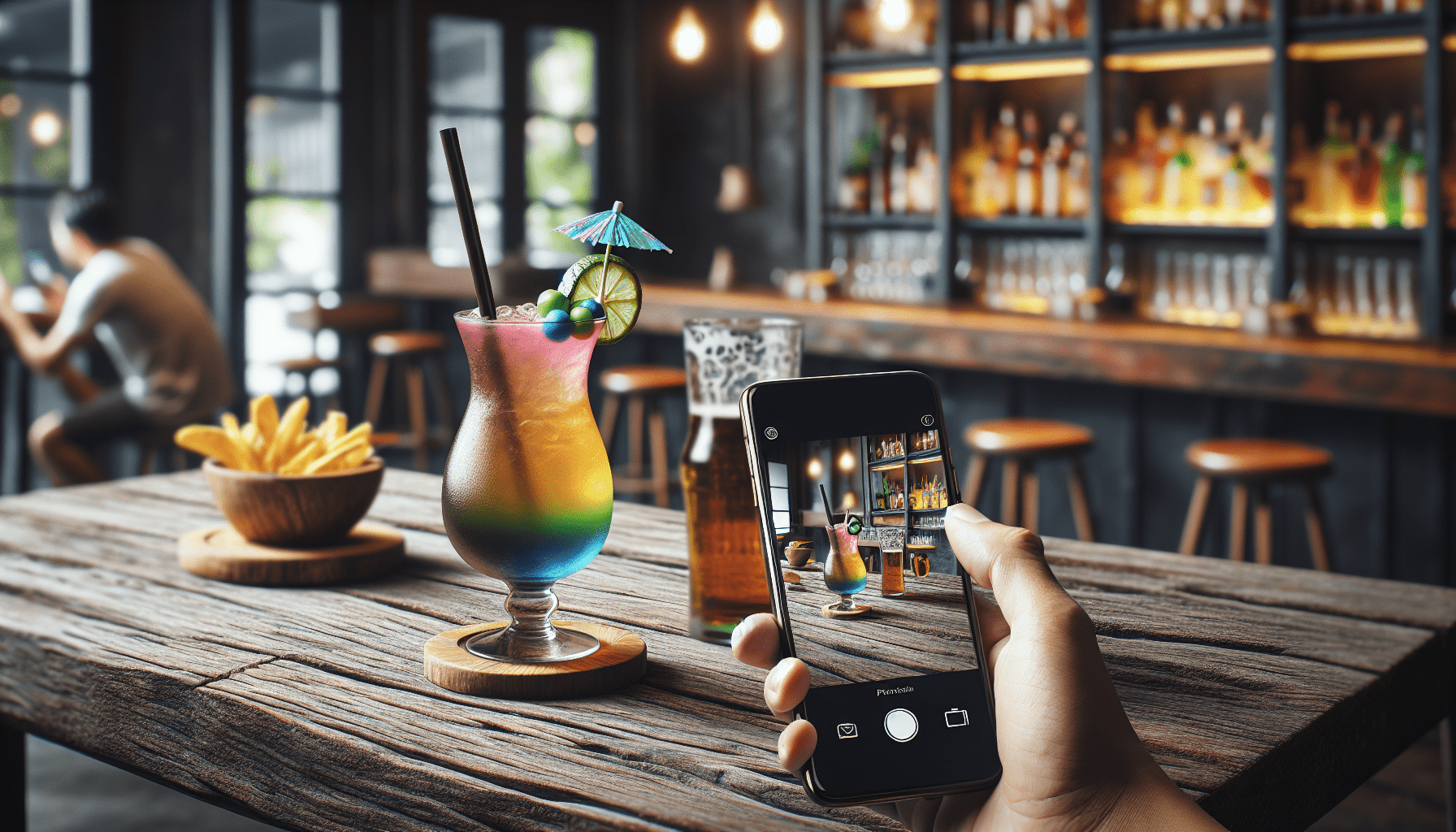 Assessing Social Media Presence in Bars