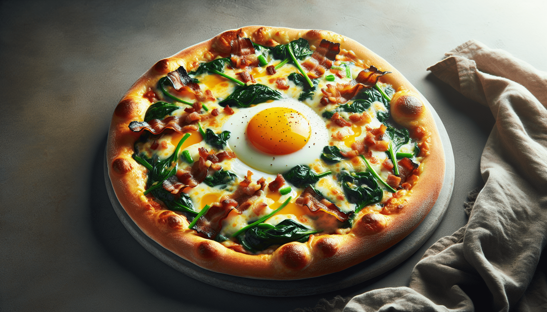 The Secret To Jon  Vinnys Breakfast Pizza Is Cooking The Egg Separately