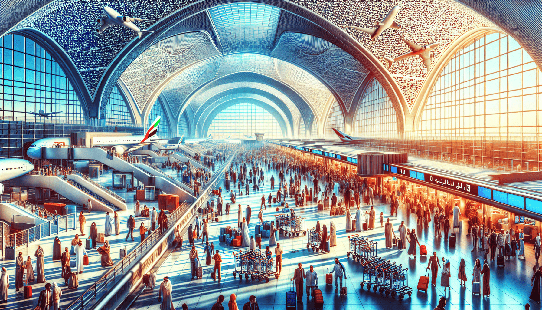 Dubai International Airport Sees Record Visitors in First Half of 2024