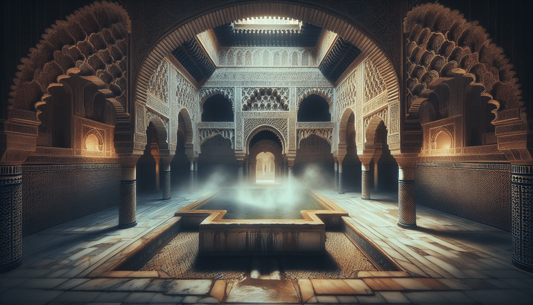 Overview of Arab Baths in Granada, Spain