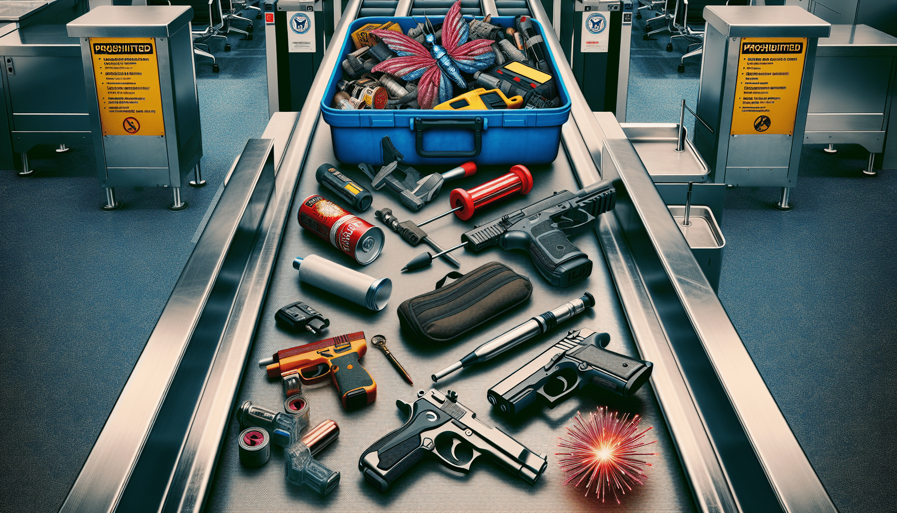 TSA Frequently Intercepts Harmful Objects Like Power Tools, Fireworks, and Firearms